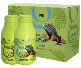 Набор подарочный 541 Jungle Green FIJI (Шампунь 250 + Гель д/душа 250) Игуана