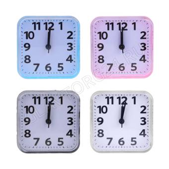 Будильник механический LADECOR CHRONO микс пластик 8,5*8,5см