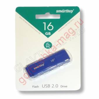 Модуль памяти 16Gb USB 2.0 SmartBuy Dock голубой