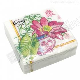 Салф. Desna Design 1сл 24*24 Водяная лилия 40шт