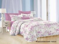 КПБ 2сп Satin collection Микросатин Королевский пион Под175*215+Пр180*215+2Нав(70*70)