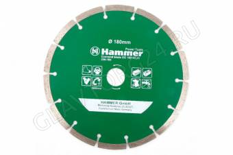 Диск алмазный Hammer Flex 206-104 DB SG 180*22мм сегментный