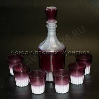 Набор для вина 7пр Цезарь (напыление) (графин+6 стаканов)